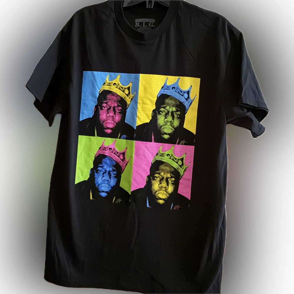 Notorious B.I.G. Crown Pop Art T-Shirt – Medium